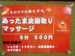 あったま皮脂取り始めました